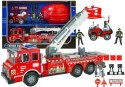 LEAN Toys Duży Zestaw Straz Pożarna Kask Quad Strażacki