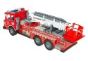 LEAN Toys Duży Zestaw Straz Pożarna Kask Quad Strażacki