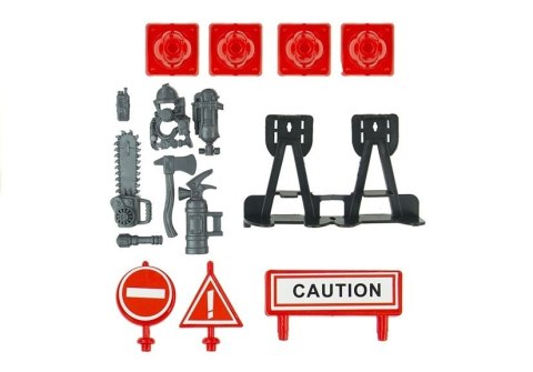 LEAN Toys Duży Zestaw Straz Pożarna Kask Quad Strażacki LEAN Toys Duży Zestaw Straz Pożarna Kask Quad Strażacki