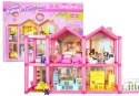 LEAN Toys Duży domek dla lalek z akcesoriami + Meble 69cm