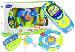 LEAN Toys Dźwiękowy Zestaw Edukacyjny Kierowca Klucze Pilot
