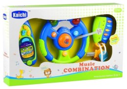 LEAN Toys Dźwiękowy Zestaw Edukacyjny Kierowca Klucze Pilot