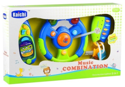 LEAN Toys Dźwiękowy Zestaw Edukacyjny Kierowca Klucze Pilot LEAN Toys Dźwiękowy Zestaw Edukacyjny Kierowca Klucze Pilot
