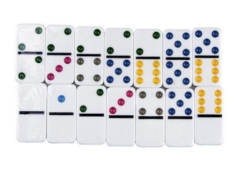 LEAN Toys Gra Logiczna Domino Metalowe Opakowanie 28 Elementów LEAN Toys Gra Logiczna Domino Metalowe Opakowanie 28 Elementów