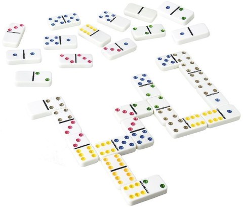 LEAN Toys Gra Logiczna Domino Metalowe Opakowanie 28 Elementów LEAN Toys Gra Logiczna Domino Metalowe Opakowanie 28 Elementów
