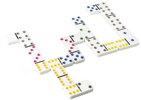 LEAN Toys Gra Logiczna Domino Metalowe Opakowanie 28 Elementów LEAN Toys Gra Logiczna Domino Metalowe Opakowanie 28 Elementów