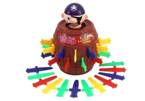 LEAN Toys Gra Ukłuj Pirata Wyskakujący Pirat 24 Sztylety LEAN Toys Gra Ukłuj Pirata Wyskakujący Pirat 24 Sztylety