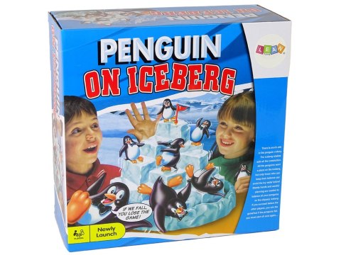 LEAN Toys Gra rodzinna Wspinające się Pingwiny na Lodzie LEAN Toys Gra rodzinna Wspinające się Pingwiny na Lodzie