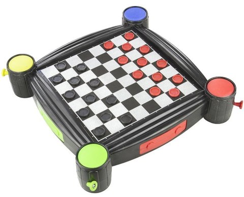 LEAN Toys Gry Zestaw 7w1 Warcaby Chinczyk Węże i Drabiny LEAN Toys Gry Zestaw 7w1 Warcaby Chinczyk Węże i Drabiny