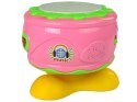 LEAN Toys Interaktywny Grający Bębenek dla Malucha Różowy
