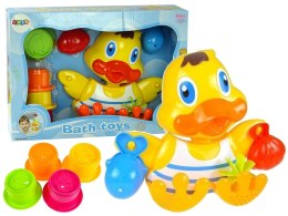LEAN Toys Kaczuszka do Kąpieli Zestaw do Wanny Kubeczki