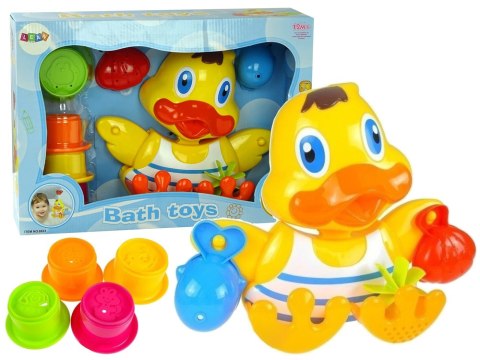 LEAN Toys Kaczuszka do Kąpieli Zestaw do Wanny Kubeczki LEAN Toys Kaczuszka do Kąpieli Zestaw do Wanny Kubeczki