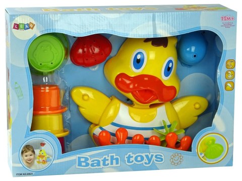 LEAN Toys Kaczuszka do Kąpieli Zestaw do Wanny Kubeczki LEAN Toys Kaczuszka do Kąpieli Zestaw do Wanny Kubeczki