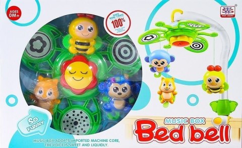 LEAN Toys Karuzelka do Łóżeczka z Pozytywką Bed Bell 2w1 LEAN Toys Karuzelka do Łóżeczka z Pozytywką Bed Bell 2w1