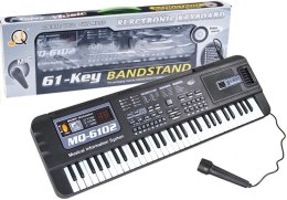 LEAN Toys Keyboard MQ-6102 61 Klawiszy Mikrofon Do Nauki