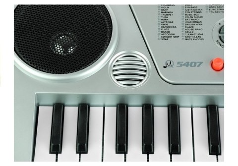 LEAN Toys Keyboard MQ5407 Organy 54 Klawisze LCD Ładowarka LEAN Toys Keyboard MQ5407 Organy 54 Klawisze LCD Ładowarka
