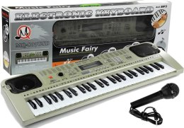 LEAN Toys Keyboard MQ807 Organy Pianinko + Mikrofon USB