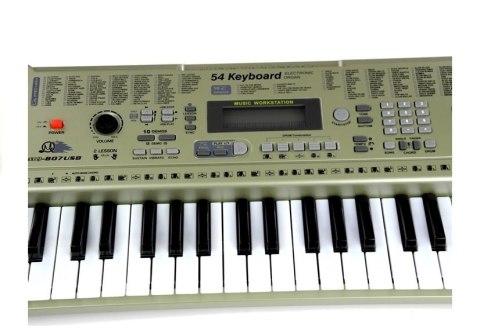 LEAN Toys Keyboard MQ807 Organy Pianinko + Mikrofon USB LEAN Toys Keyboard MQ807 Organy Pianinko + Mikrofon USB