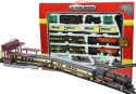 LEAN Toys Kolejka FENFA Gigant 7 Wagonów Światło 10m