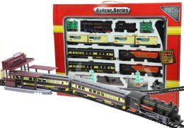 LEAN Toys Kolejka FENFA Gigant 7 Wagonów Światło 10m