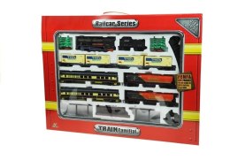 LEAN Toys Kolejka FENFA Gigant 7 Wagonów Światło 10m