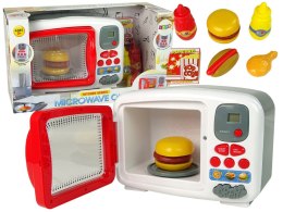 LEAN Toys Kuchenka Mikrofalowa Mikrofalówka Hamburger Hot Dog Akcesoria