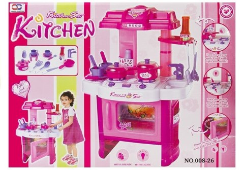 LEAN Toys Kuchnia z Piekarnikiem Dla Małej Gosposi Akcesoria LEAN Toys Kuchnia z Piekarnikiem Dla Małej Gosposi Akcesoria