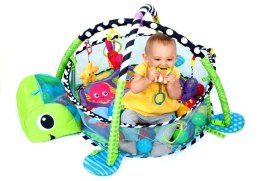 LEAN Toys Mata Edukacyjna Dla Maluszka Żółw 3w1 Basen Piłki