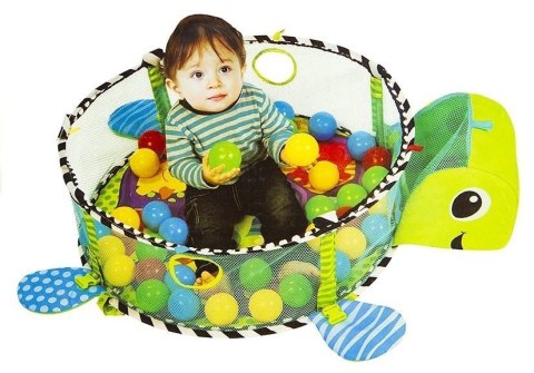 LEAN Toys Mata Edukacyjna Dla Maluszka Żółw 3w1 Basen Piłki LEAN Toys Mata Edukacyjna Dla Maluszka Żółw 3w1 Basen Piłki