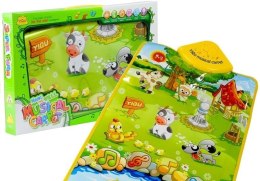 LEAN Toys Mata Edukacyjno Muzyczna Odgłosy Zwierząt Farma