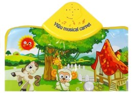 LEAN Toys Mata Edukacyjno Muzyczna Odgłosy Zwierząt Farma
