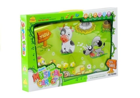 LEAN Toys Mata Edukacyjno Muzyczna Odgłosy Zwierząt Farma LEAN Toys Mata Edukacyjno Muzyczna Odgłosy Zwierząt Farma