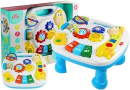 LEAN Toys Multifunkcyjny Stoliczek Edukacyjny z Żyrafą 2w1