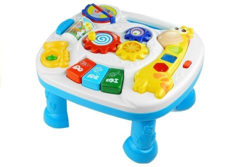 LEAN Toys Multifunkcyjny Stoliczek Edukacyjny z Żyrafą 2w1 LEAN Toys Multifunkcyjny Stoliczek Edukacyjny z Żyrafą 2w1