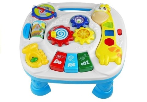 LEAN Toys Multifunkcyjny Stoliczek Edukacyjny z Żyrafą 2w1 LEAN Toys Multifunkcyjny Stoliczek Edukacyjny z Żyrafą 2w1