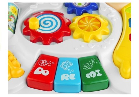 LEAN Toys Multifunkcyjny Stoliczek Edukacyjny z Żyrafą 2w1 LEAN Toys Multifunkcyjny Stoliczek Edukacyjny z Żyrafą 2w1