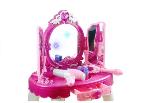 LEAN Toys Ogromna Bajkowa Toaletka Dla Księżniczki Różdżka LEAN Toys Ogromna Bajkowa Toaletka Dla Księżniczki Różdżka
