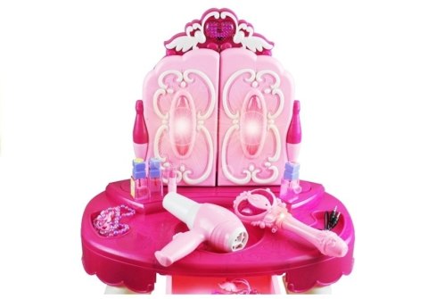 LEAN Toys Ogromna Bajkowa Toaletka Dla Księżniczki Różdżka LEAN Toys Ogromna Bajkowa Toaletka Dla Księżniczki Różdżka