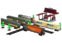 LEAN Toys Ogromna Kolejka FENFA 5 Lokomotywa Wagonów Rozjazdy