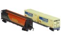 LEAN Toys Ogromna Kolejka FENFA 5 Lokomotywa Wagonów Rozjazdy
