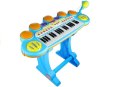 LEAN Toys Organy Pianinko Keyboard Perkusja Stołek