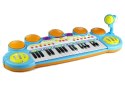 LEAN Toys Organy Pianinko Keyboard Perkusja Stołek