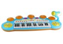 LEAN Toys Organy Pianinko Keyboard Perkusja Stołek