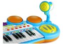 LEAN Toys Organy Pianinko Keyboard Perkusja Stołek