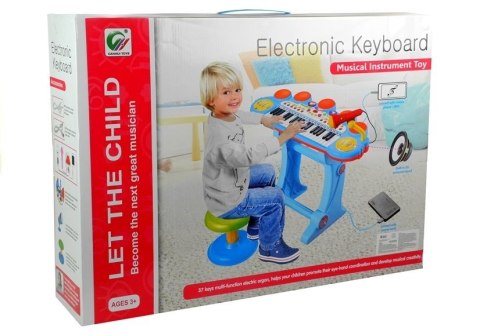 LEAN Toys Organy Pianinko Keyboard Perkusja Stołek LEAN Toys Organy Pianinko Keyboard Perkusja Stołek