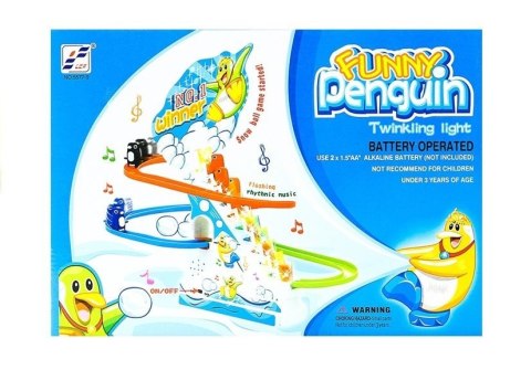 LEAN Toys PINGWINY NA RUCHOMYCH SCHODACH ŚWIATŁO MELODIE LEAN Toys PINGWINY NA RUCHOMYCH SCHODACH ŚWIATŁO MELODIE