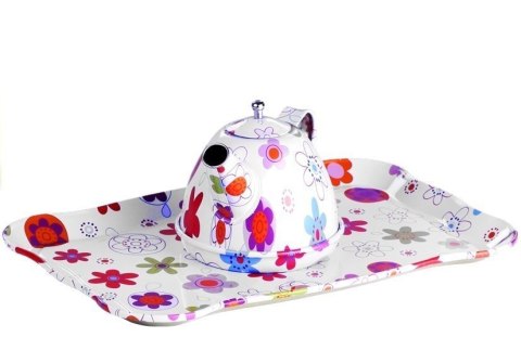 LEAN Toys Piękny Metalowy Serwis Do Herbaty Zestaw Kuchenny LEAN Toys Piękny Metalowy Serwis Do Herbaty Zestaw Kuchenny