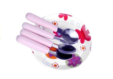 LEAN Toys Piękny Metalowy Serwis Do Herbaty Zestaw Kuchenny LEAN Toys Piękny Metalowy Serwis Do Herbaty Zestaw Kuchenny