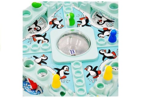 LEAN Toys Rodzinna Gra Chińczyk Pingwiny - Wyścig Pingwinów LEAN Toys Rodzinna Gra Chińczyk Pingwiny - Wyścig Pingwinów