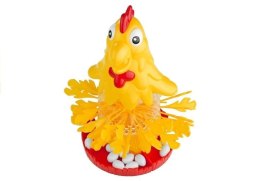 LEAN Toys Wesoła Gra Zręcznościowa Oskub Kurczaka 30 Piór 4 Graczy